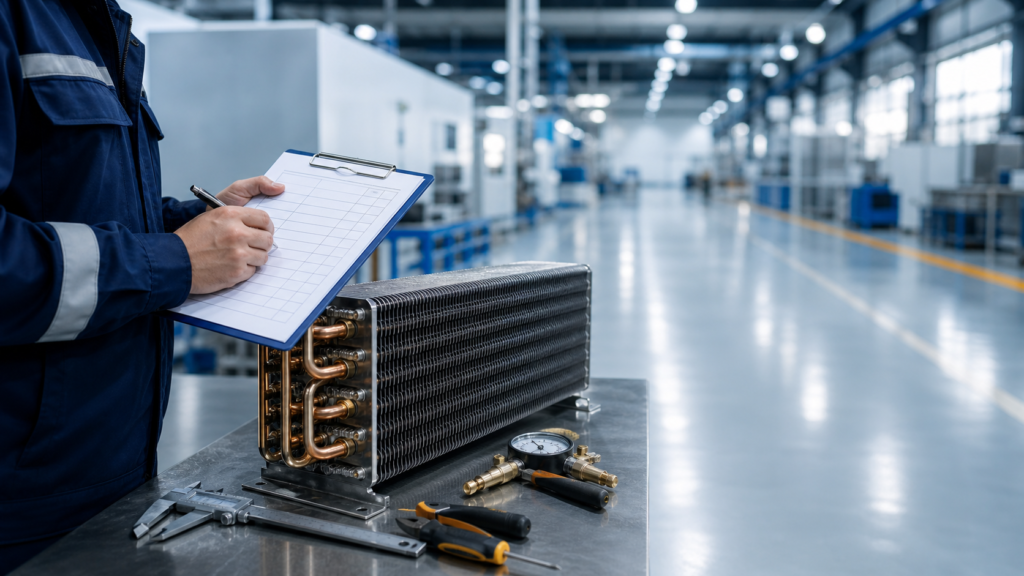 Third-party audit report summary for heat exchanger factory