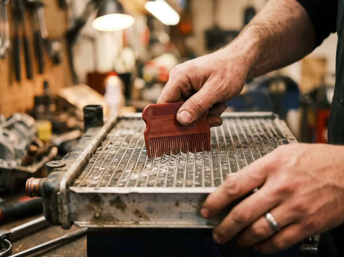 how do the fins help in radiator — straightening bent radiator fins with a fin comb