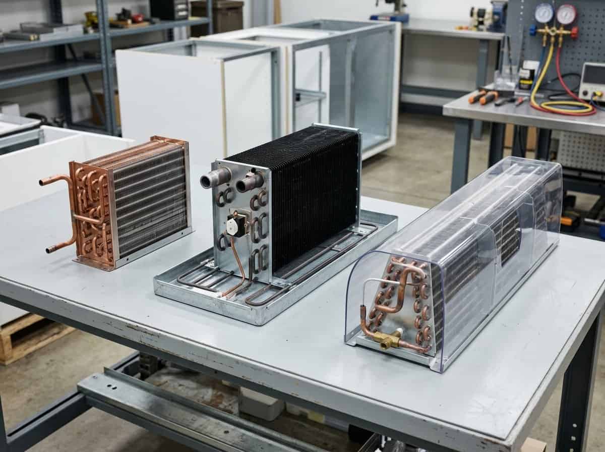 evaporator coil quotation information 鈥?comparison of refrigerator, freezer, and display-case evaporator application layouts