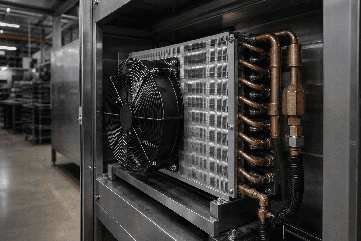 refrigeration condenser coils - finned air-cooled condenser assembly for commercial equipment