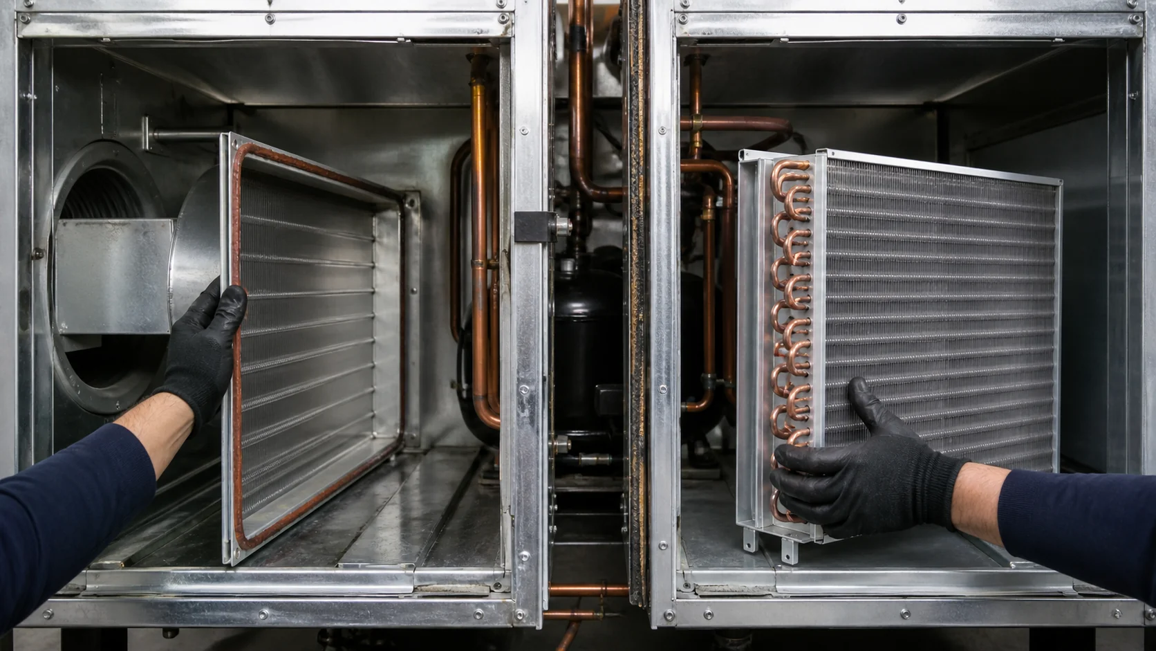 Repair versus replacement decision scene for an evaporator frost problem