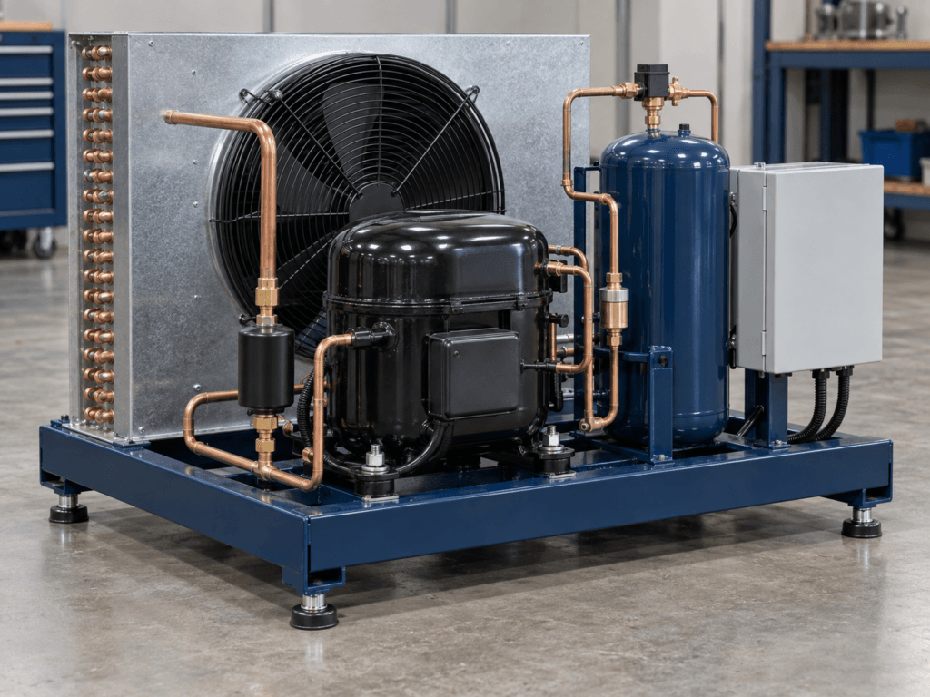Illustrative visualization of Air-Cooled Condensing Units — Product and structure