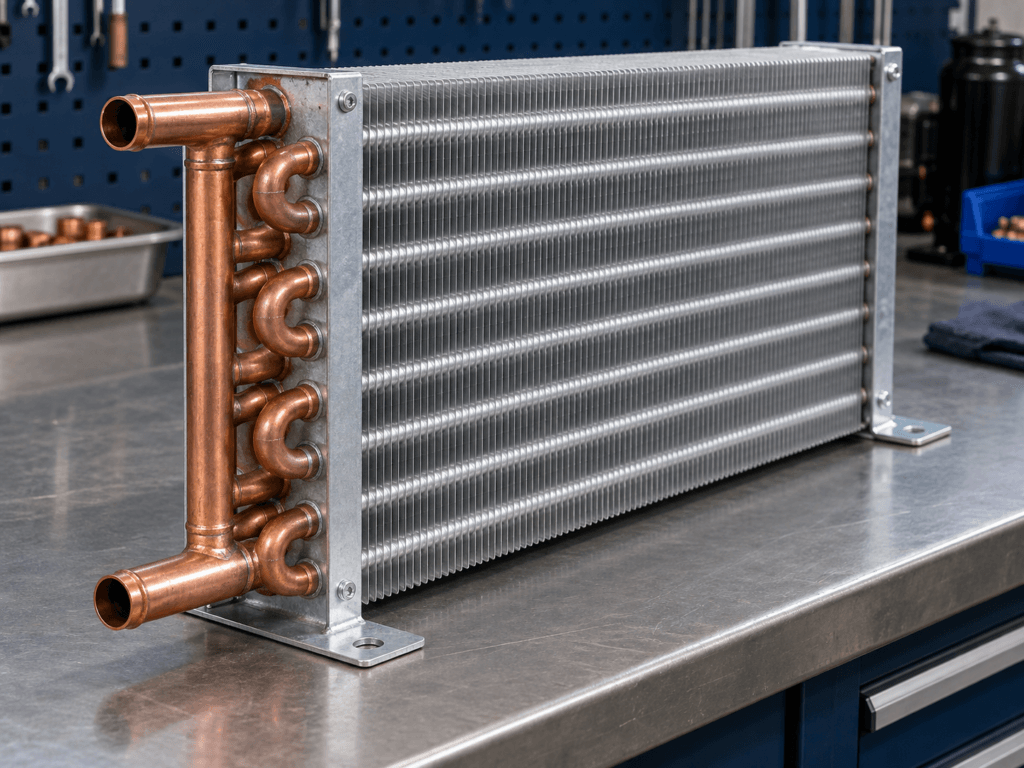 Illustrative visualization of Copper Tube Evaporators — Product and structure
