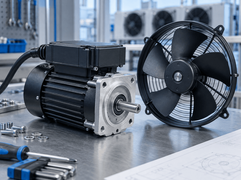 Illustrative visualization of EC Motors — Product and structure