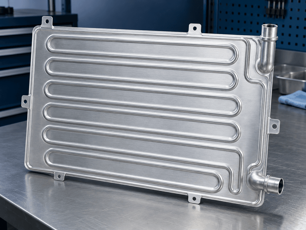 Illustrative visualization of Roll Bond Evaporators — Product and structure