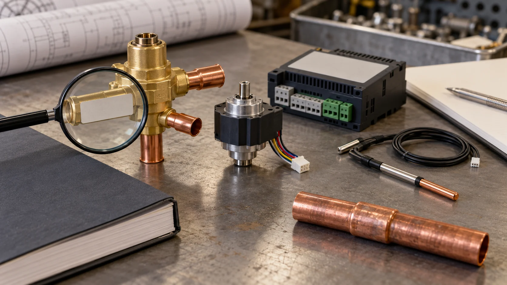 Expansion valve replacement parts and controller compatibility verification